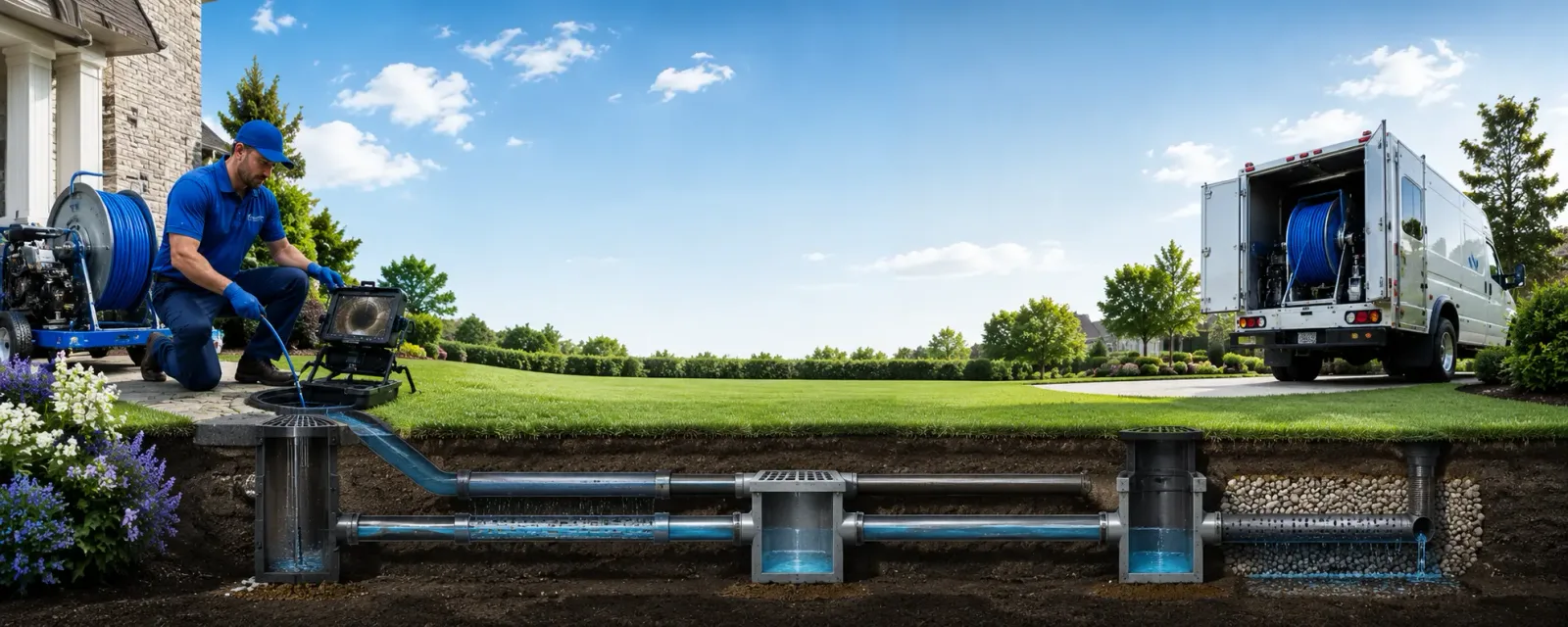 Outdoor drain cleaning information for Bluffton, MN